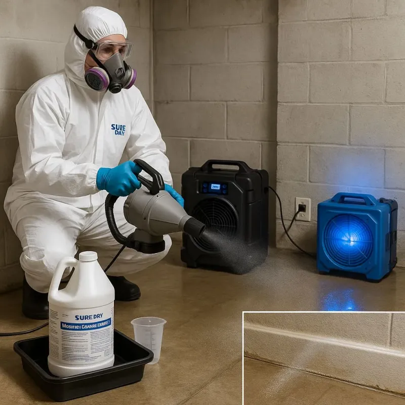 Sanitization and Odor Removal process in McLoud, OK