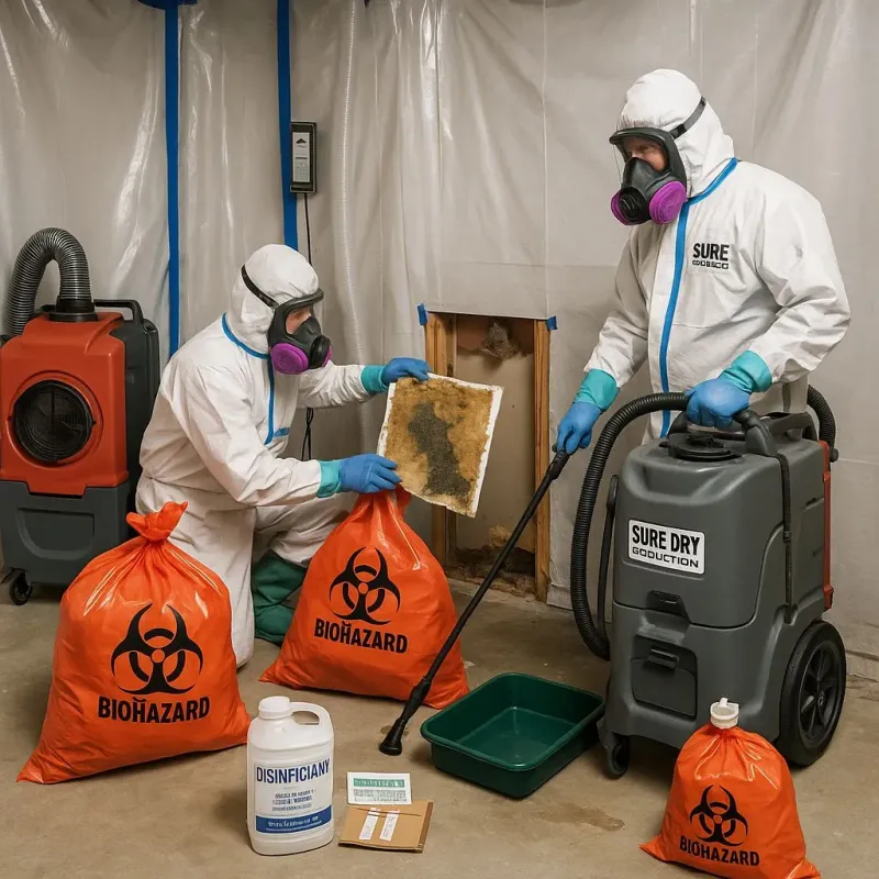 Contaminated Water Handling Protocols process in McLoud, OK